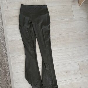 lululemon athletica green Flare Pants